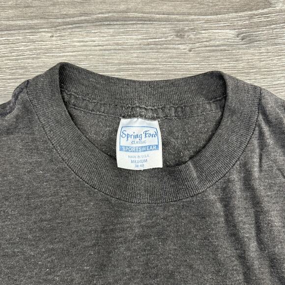 Vintage Poison Shirt Mens Medium 1988 Tour Rock Tee Open Up and Say Ahhh USA 80s - Picture 6 of 7